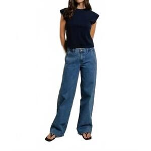 NEW PERFECTWHITETEE porter top in navy
